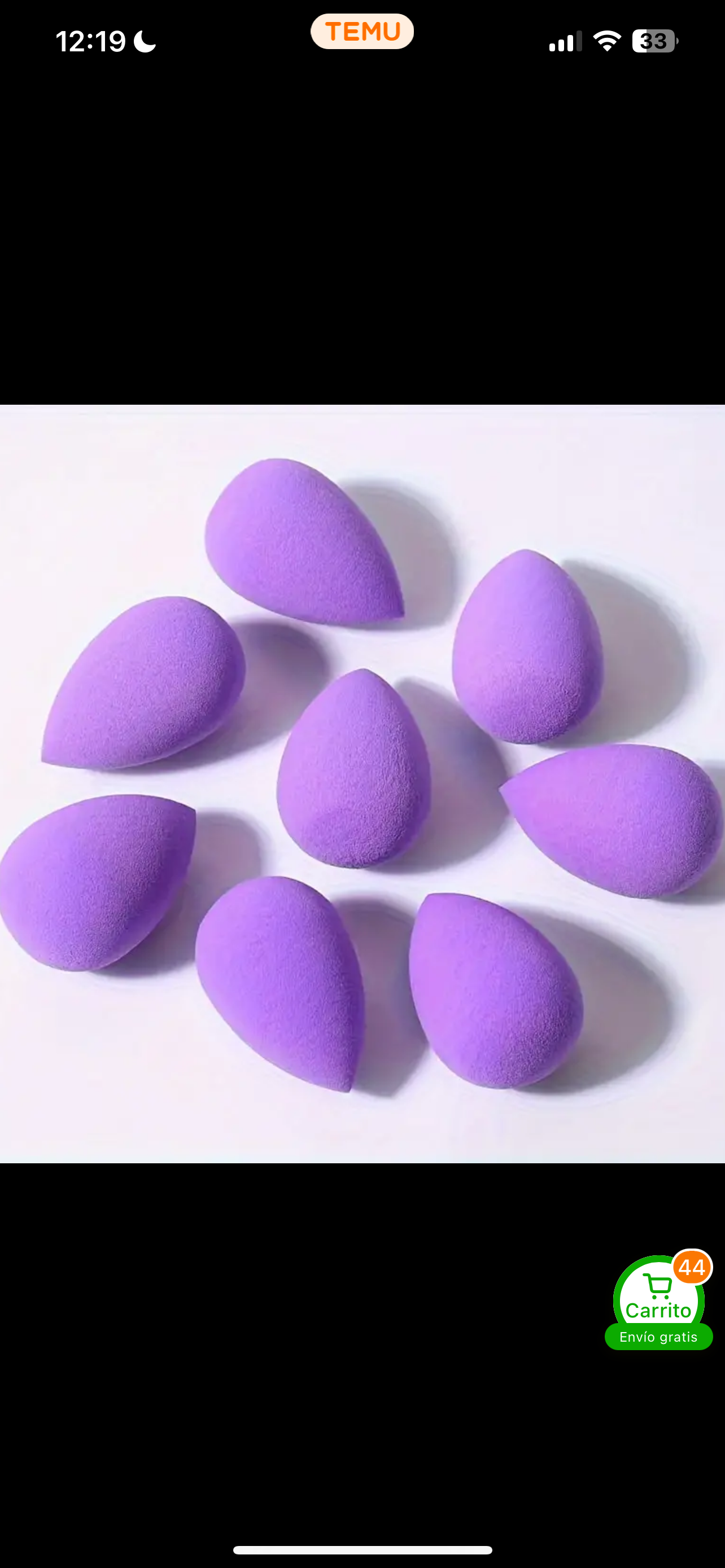 Esponja de maquillaje blender económica 1 unidad