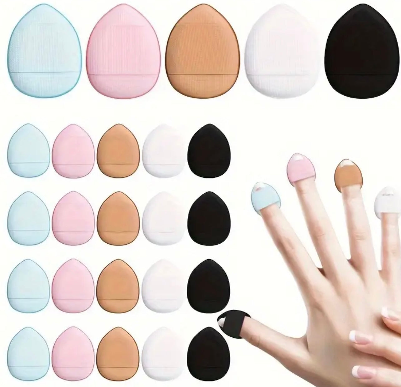 Esponja de maquillaje x3 unid