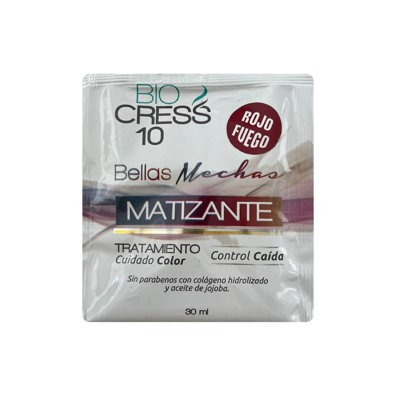 Matizante cuidado color rojo fuego Biocress rojo fuego Biocress 30 ml