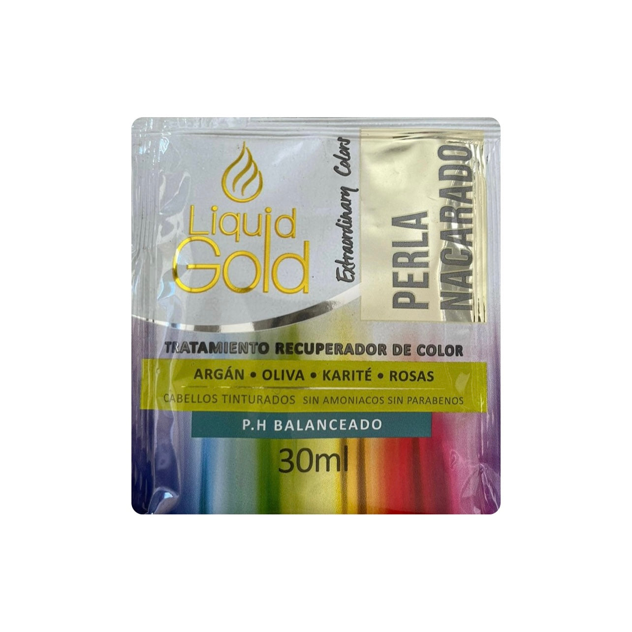 Matizante tono a tono perla nacarado Liquid gold 30 ml