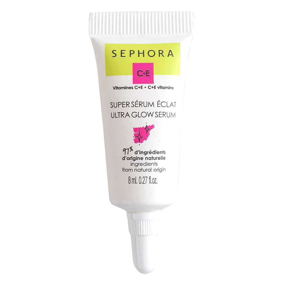 SUPER SÉRUM ÉCLAT ULTRA GLOW SERUM- vitamina C + E - 8 ml Sephora