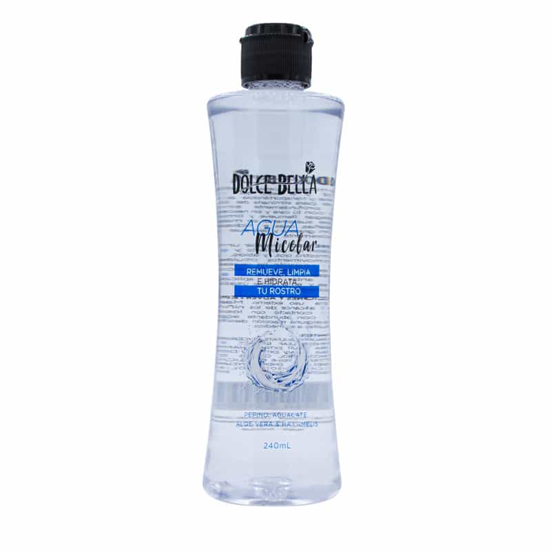 Dolce bella agua micelar remuerve limpia e hidrata tu rostro 240ml