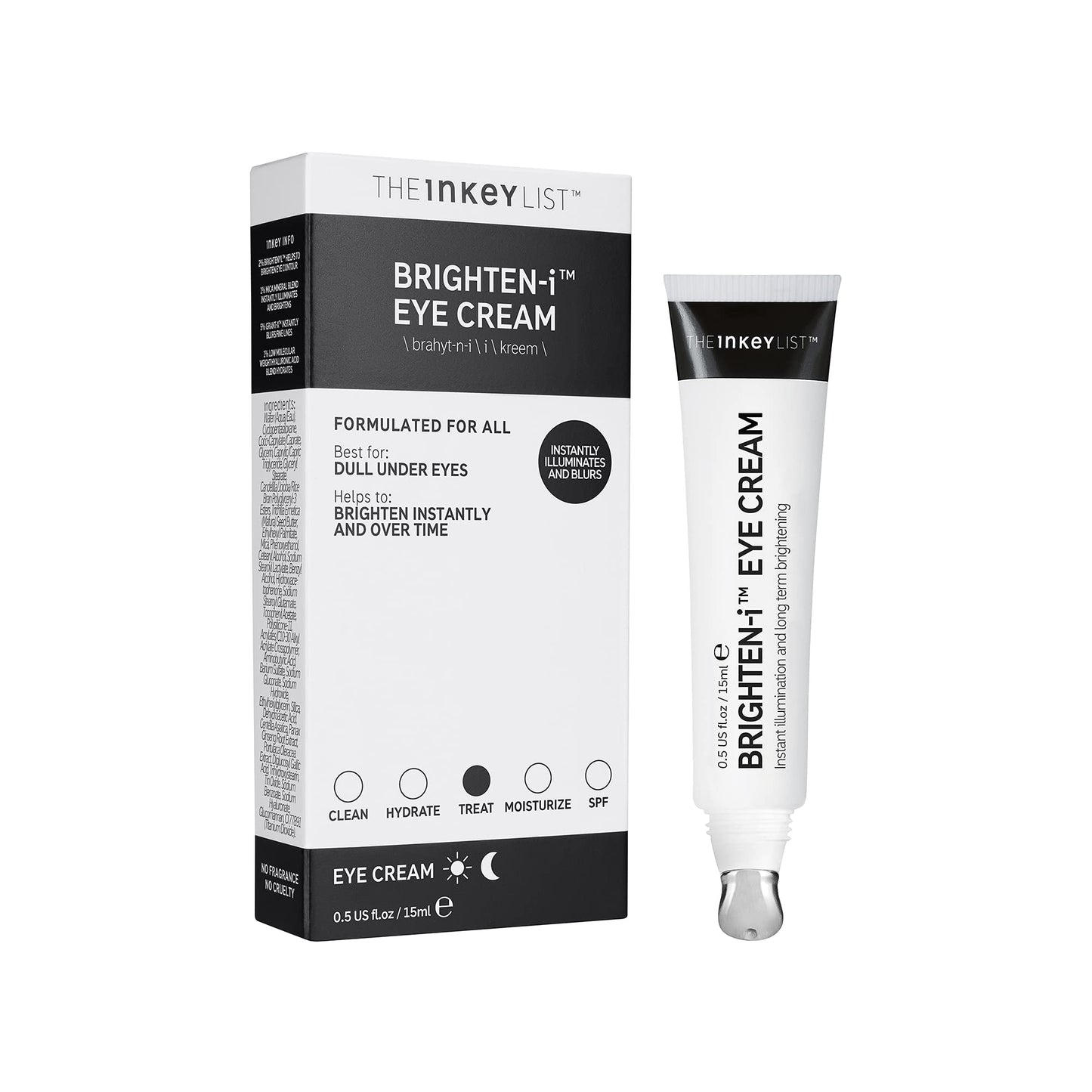 Contorno de ojos de vitamina C - Brighten-i Eye cream The inkey list 15 ml