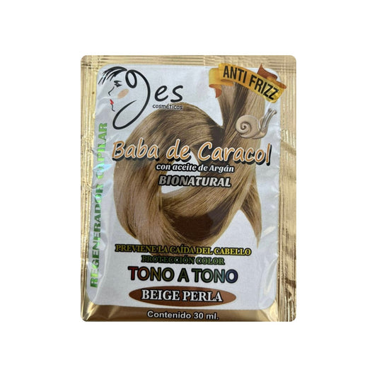 Matizante tono a tono beige baba de caracol perla Gess 30 ml
