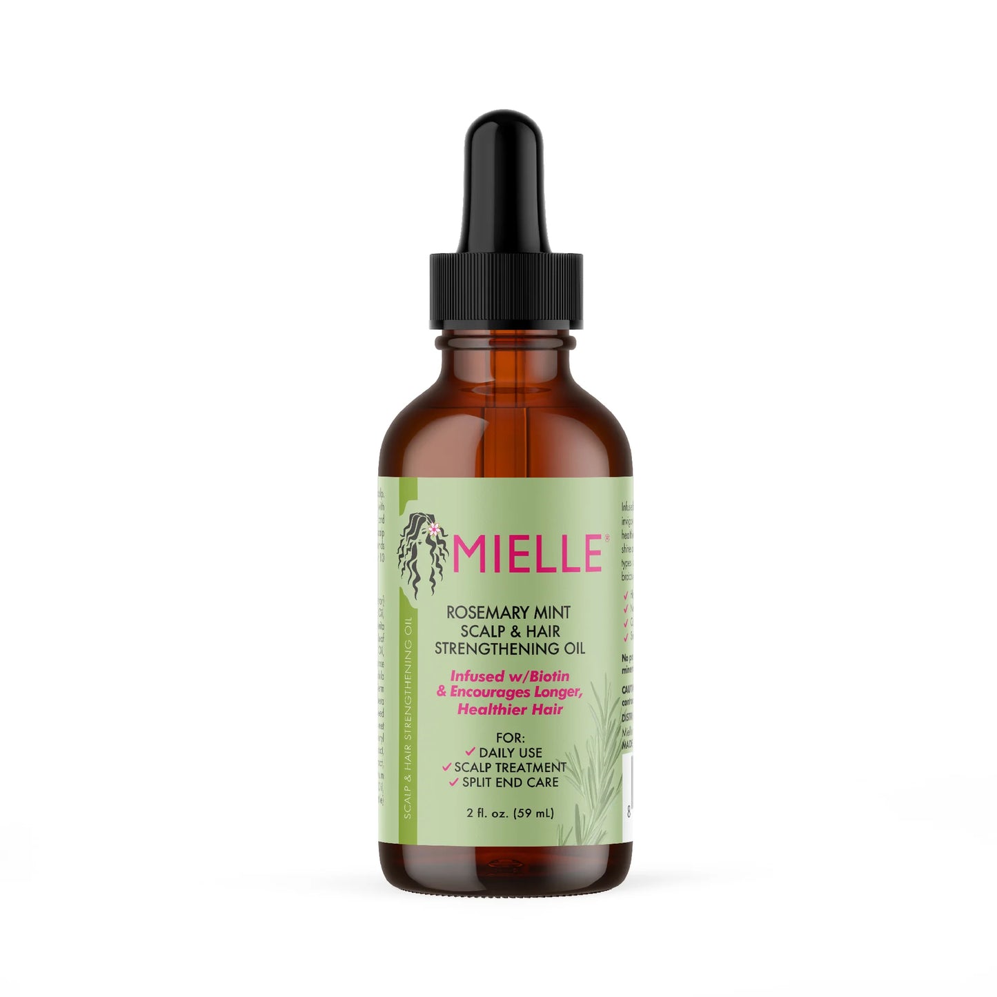 Aceite para crecimiento y fortalecimiento capilar - Rosemary Mint Scalp & Hair Strengthening Oil 59ml Mielle