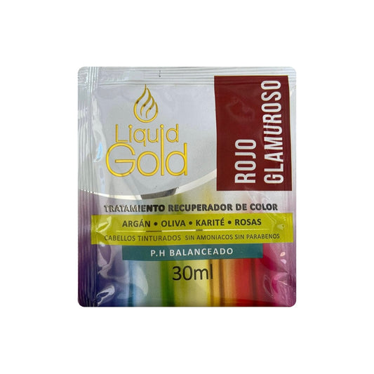 Matizante tono sobre tono rojo Liquid gold 30 ml