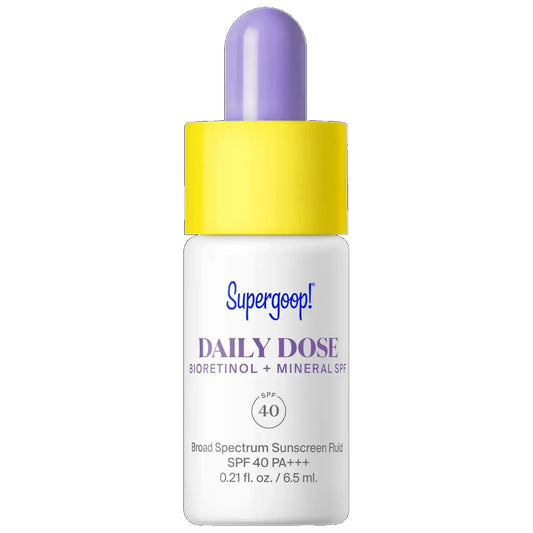 BIORETINOL + MINERAL SPF 40 - Sunscreen Fluid- travel size 6.5 ml Supergoop
