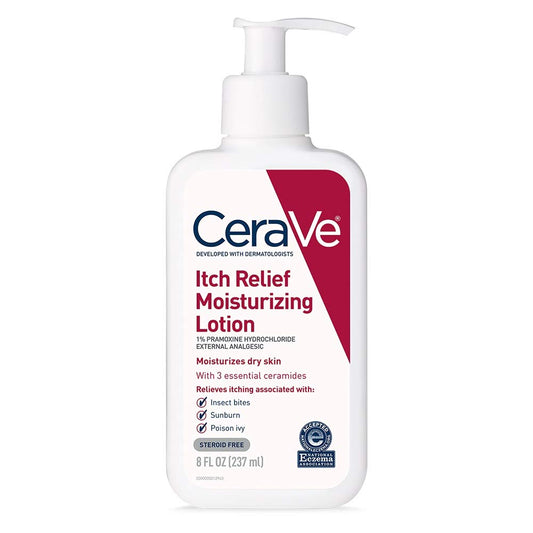 Crema para alergia corporales y faciales- Itch Relief Moisturizing Lotion CeraVe 237 ml