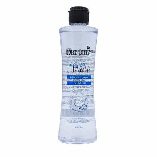 Dolce bella agua micelar remuerve limpia e hidrata tu rostro 240ml