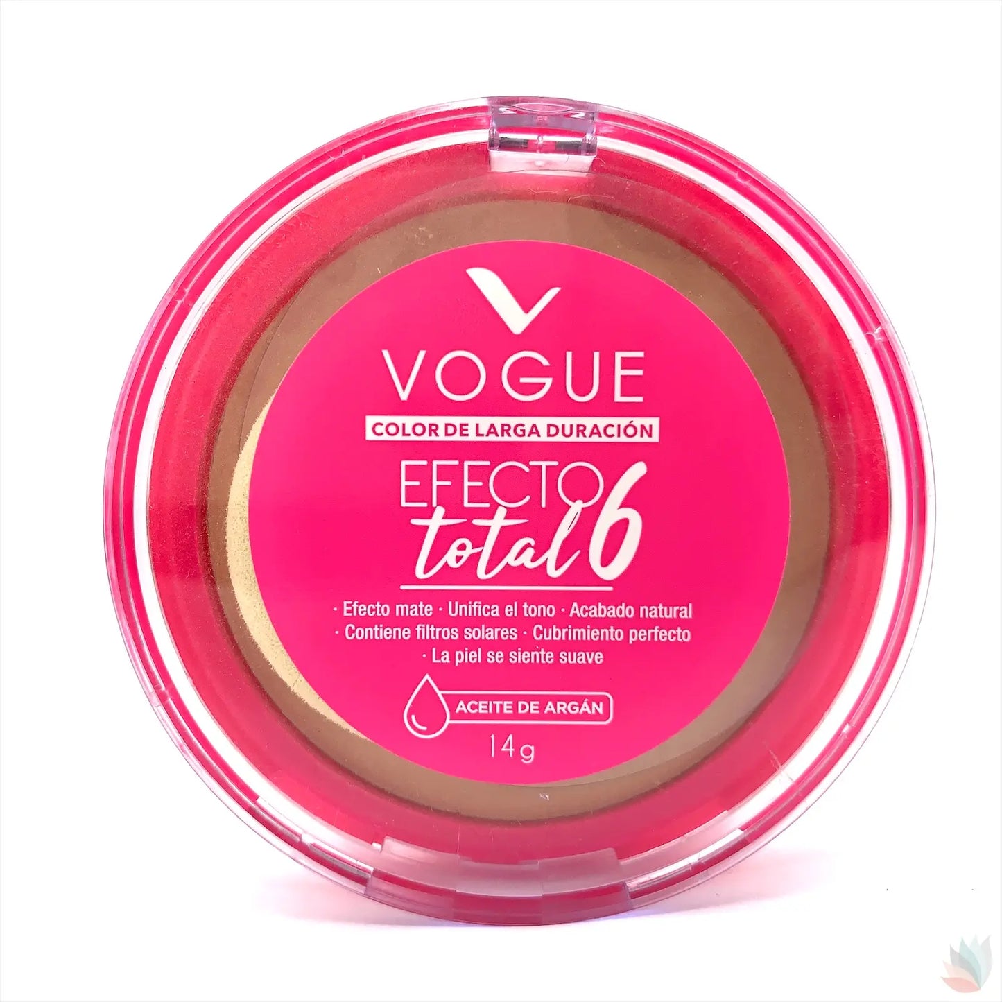 Polvos Vogue efecto total 6 con aceite de argán