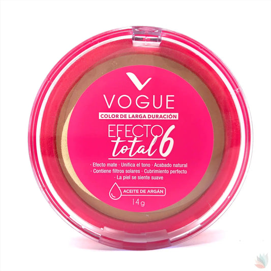 Polvos Vogue efecto total 6 con aceite de argán