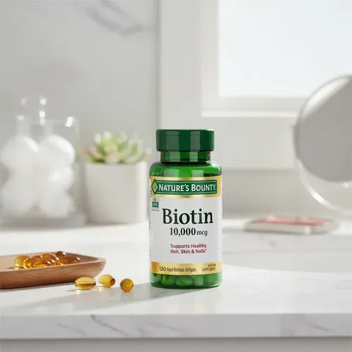 Biotina Nature’s Bounty 10,000 mcg 120 cápsulas