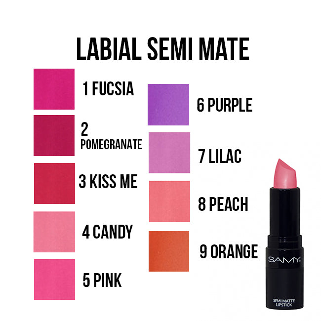 Labial Semi Matte Samy