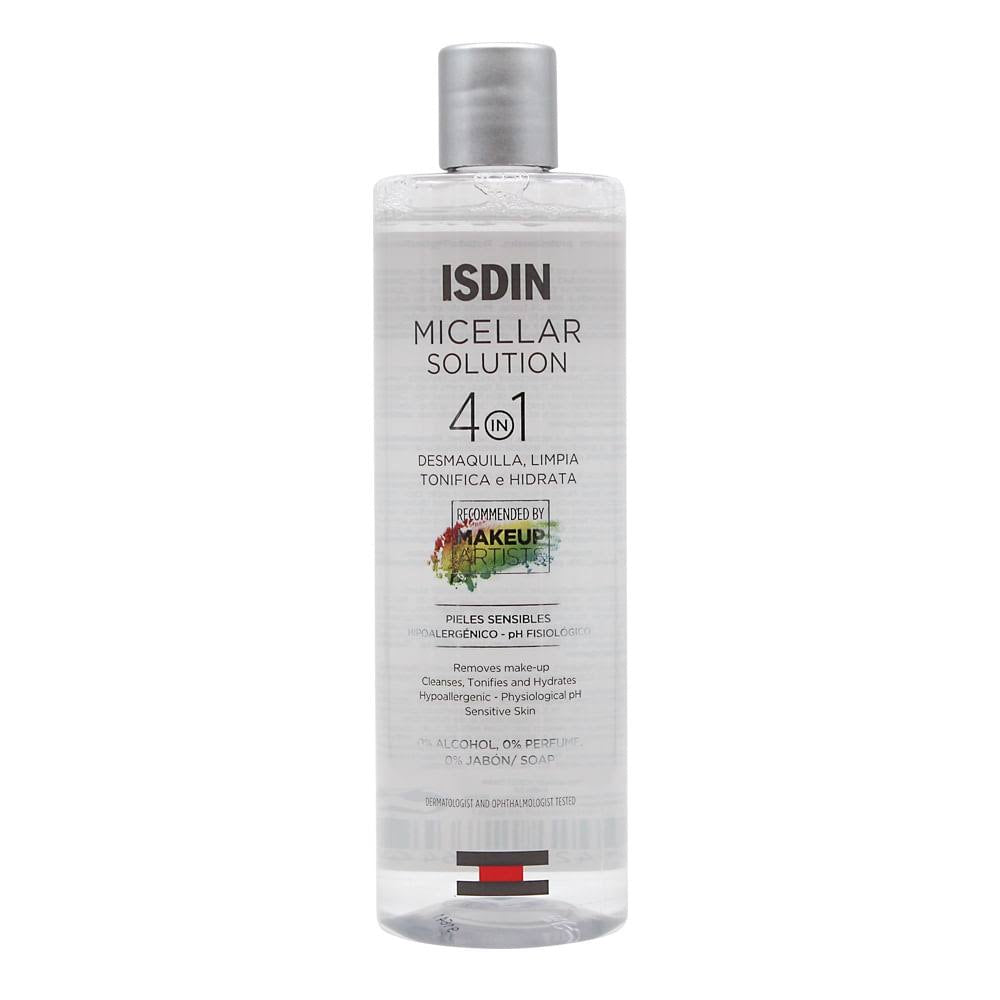 Agua micellar  - Micellar Solution 4 en 1- ISDIN 400 ml