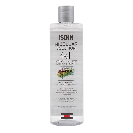 Agua micellar  - Micellar Solution 4 en 1- ISDIN 400 ml