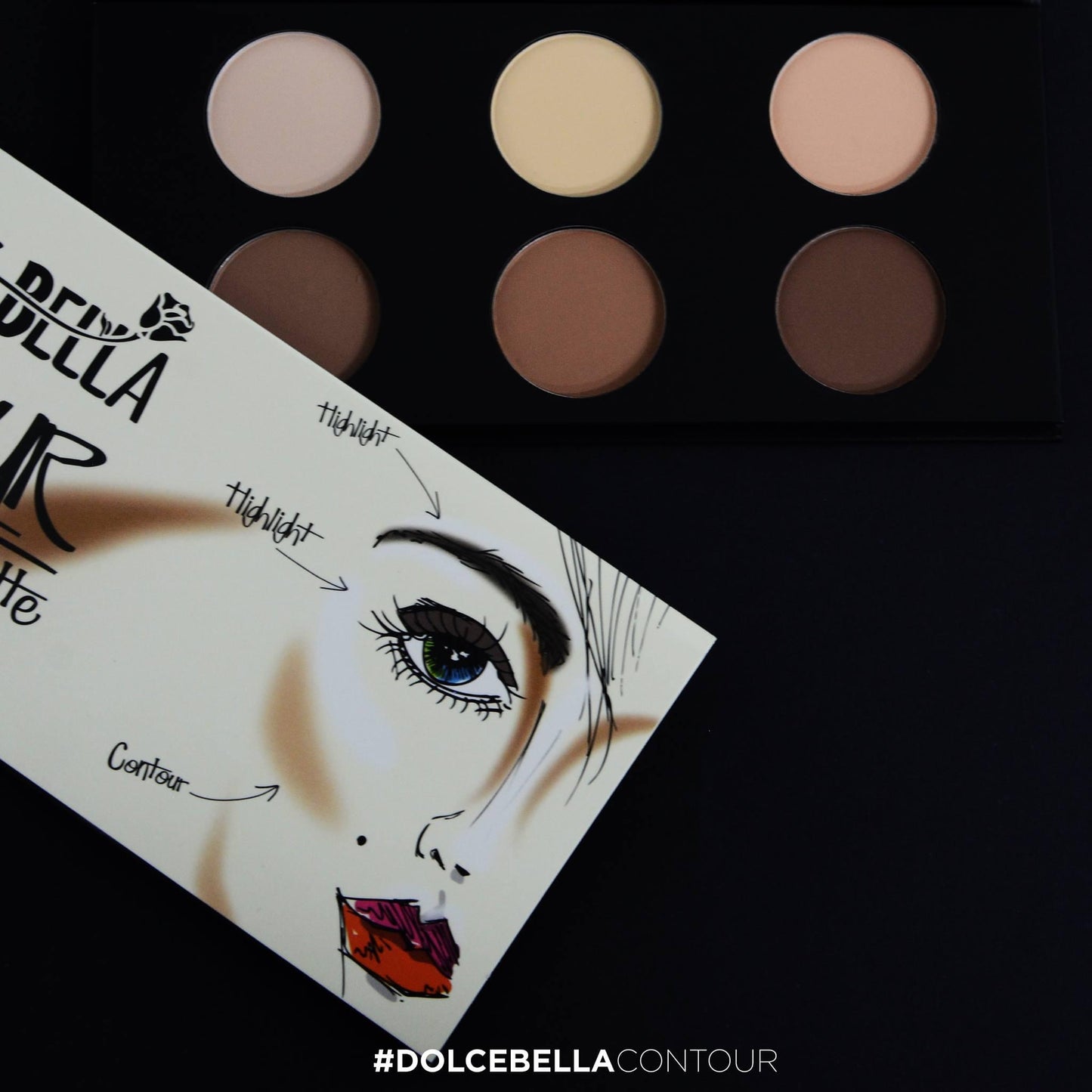 Paleta de contornos  - Contour palette Dolce bella